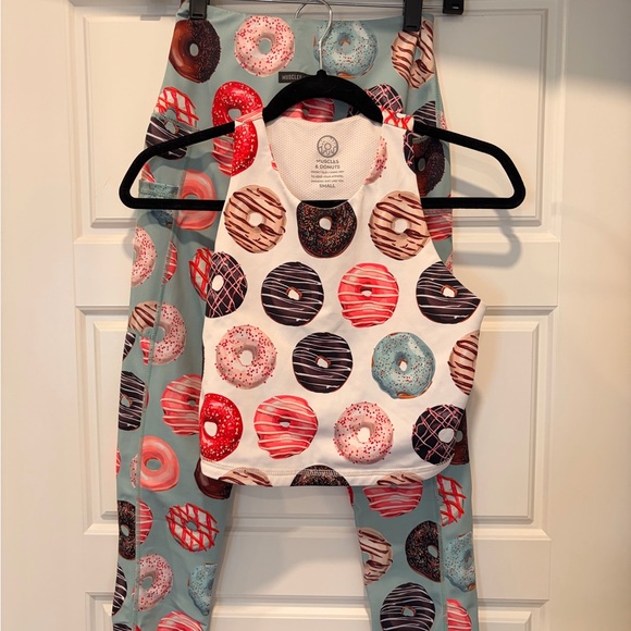 Donut Print Crop Top - Multicolor - Picture 4 of 4
